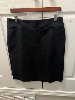 Banana Republic Women's Black Stretch Pencil Skirt Size 12